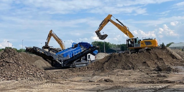mobiele schudzeef installatie huren